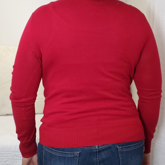 Active basic red sweater - Picture 4 of 7
